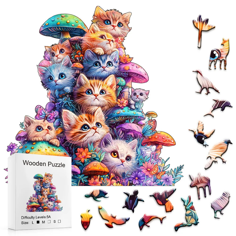 cogumelos com Gatos